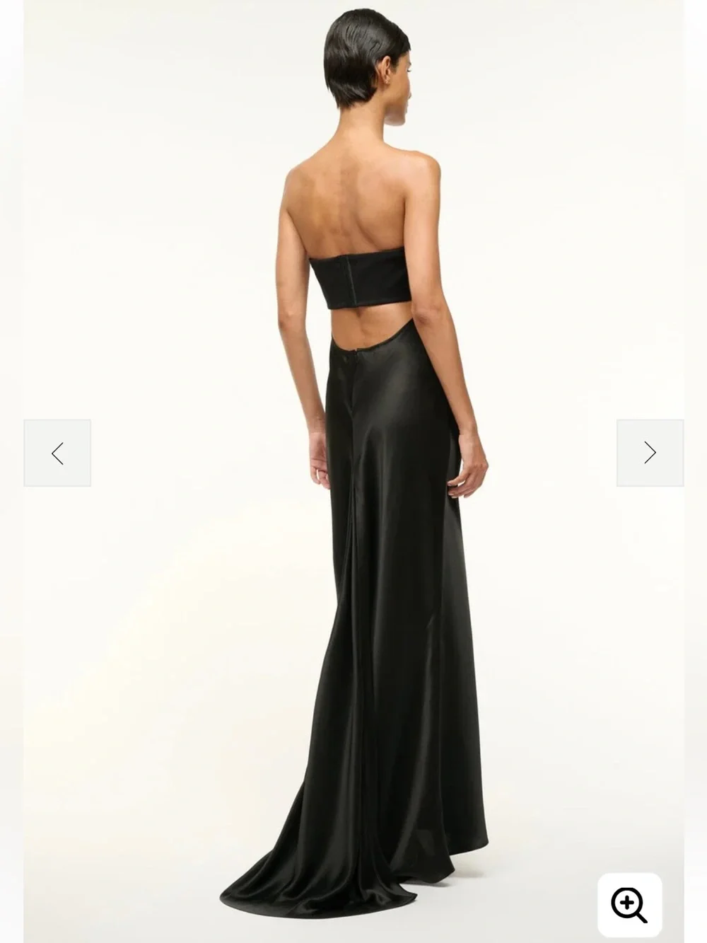 STAUD Black Strapless Gown - Picture 4 of 4